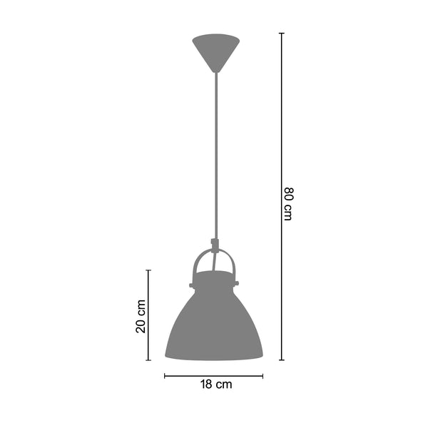 Suspension ANDERSEN 18cm - 1 Lumière