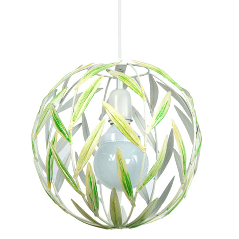 Suspension GLOBE OLIVE 30cm - 1 Lumière