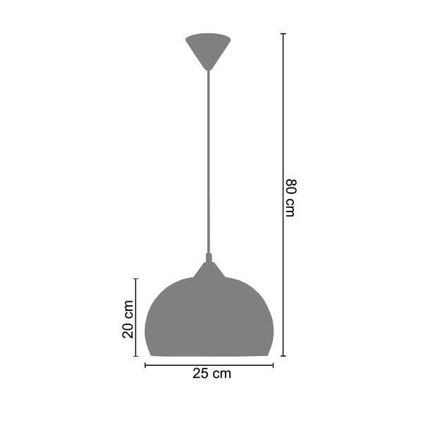 Suspension VENISE  25cm - 1 Lumière