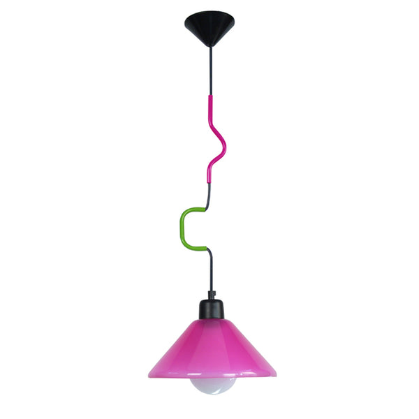 Suspension TUBETTI VERRE 25,5cm - 1 Lumière