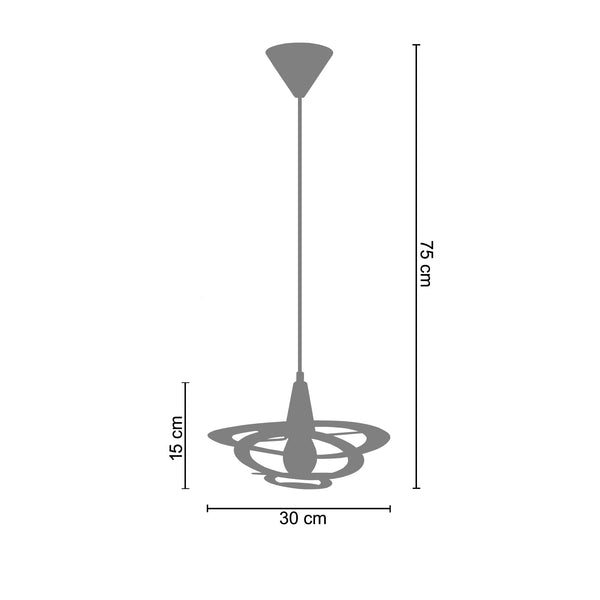 Suspension PLANETE PAX 30cm - 1 Lumière