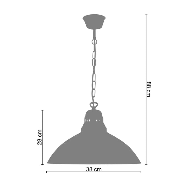 <tc>Suspensão CLASSIQUE DIVY  38cm - 1 Luz  </tc>