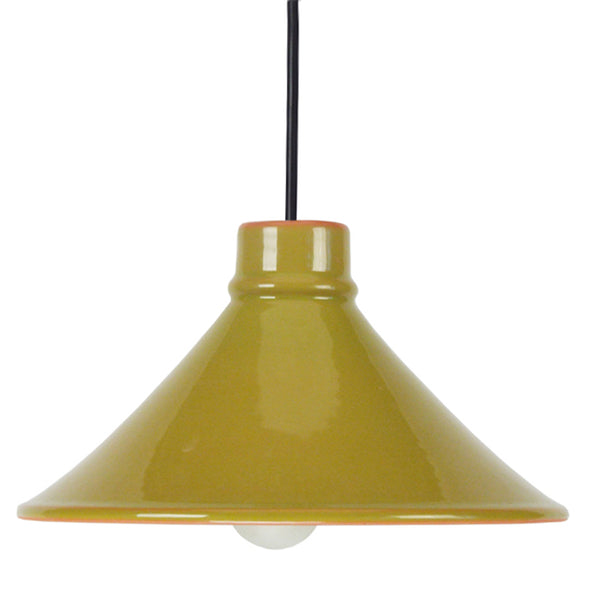 Suspension CONE CERAMIQUE  25cm - 1  Lumière