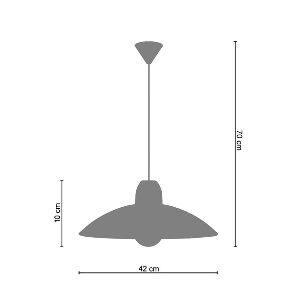 <tc>Suspensão GRENOBLE  42cm - 1 Luz  </tc>