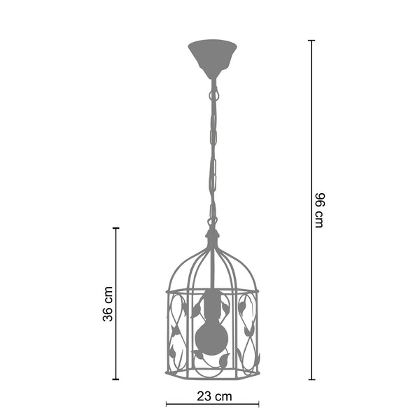 <tc>Suspensão FOLIA  23cm - 1 Luz  </tc>