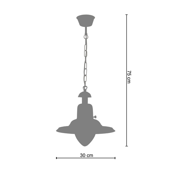 <tc>Suspensão MARINA A  30cm - 1 Luz  </tc>