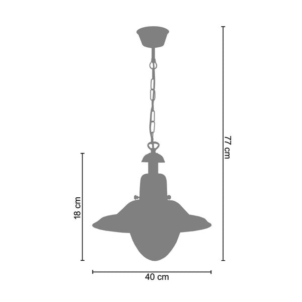 Suspension MARINE B 40cm - 1 Lumière