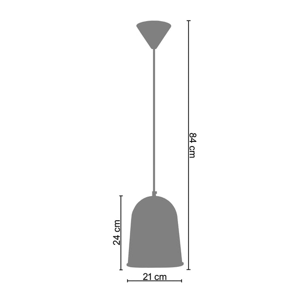 Suspension BALLE ROULÉ 21cm - 1 Lumière
