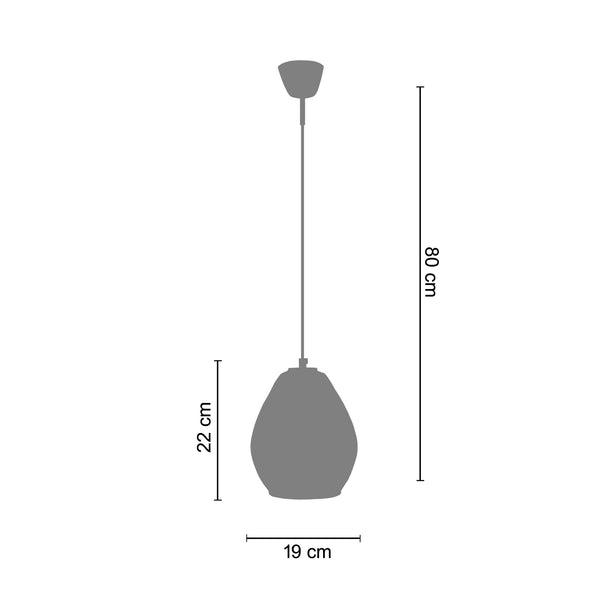 <tc>Suspensão GOLDEN  29,5cm - 1 Luz  </tc>