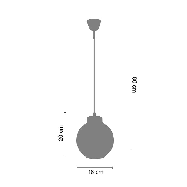 <tc>Suspensão GOLDEN  19cm - 1 Luz  </tc>