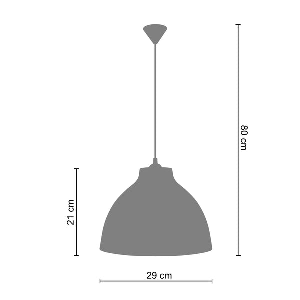 Suspension FINLANDE 29cm - 1 Lumière