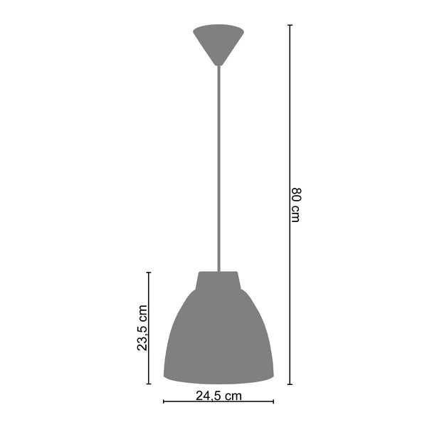 Suspension NATURE 24,5cm - 1 Lumière