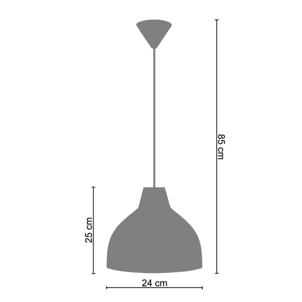 Suspension DIANE 24cm - 1 Lumière