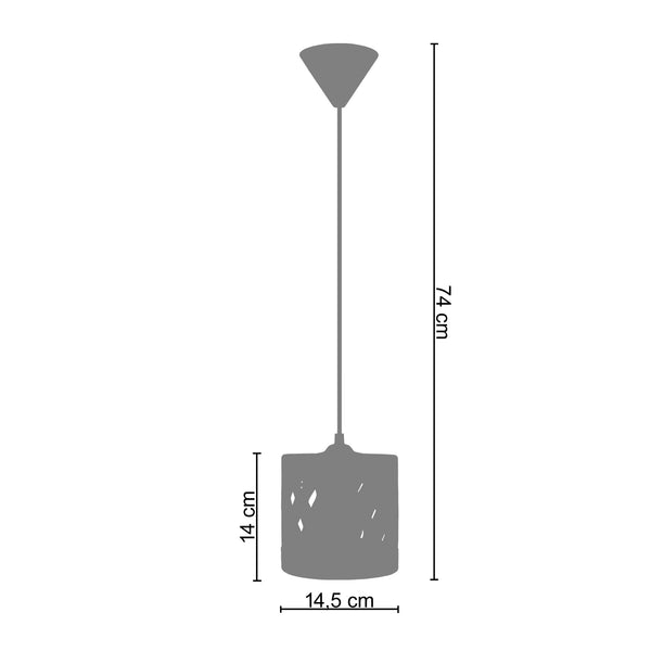 Suspension COVO  14,5cm - 1 Lumière