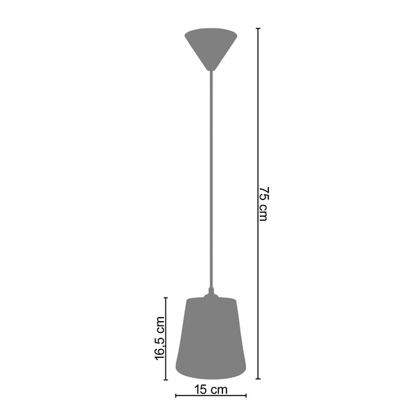 Suspension CESTAS 1  16,5cm - 1 Lumière