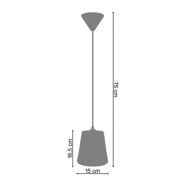 <tc>Suspensão CESTAS 1  16,5cm - 1 Luz  </tc>