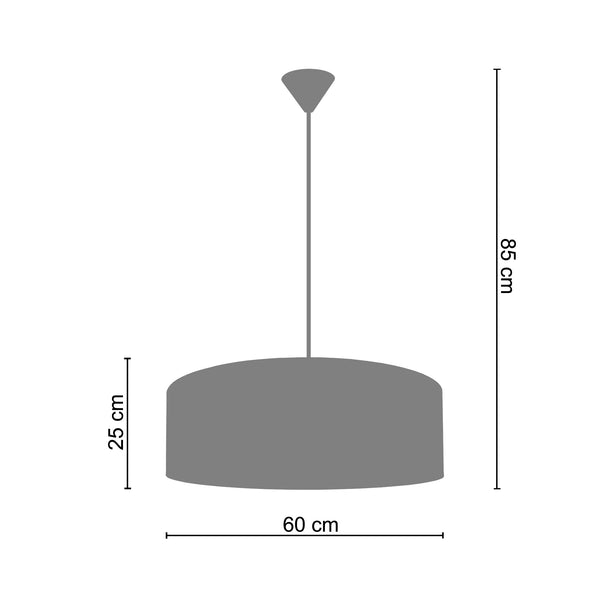 Suspension ALFENA C 60cm - 1 Lumière