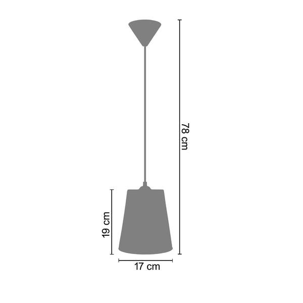 <tc>Suspensão TEMPERE  17cm - 1 Luz  </tc>