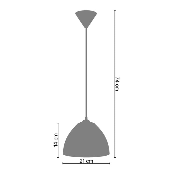 <tc>Suspensão CELICA A  21cm - 1 Luz  </tc>