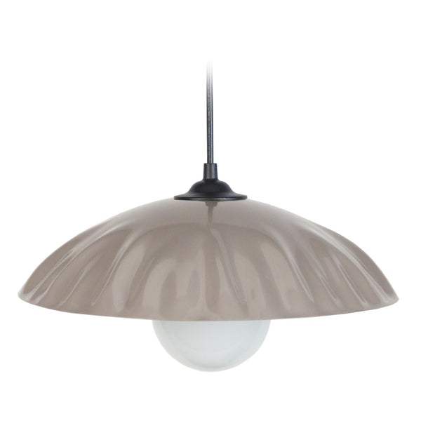 Suspension DEMI-LUNE PLISSÉ 30cm - 1 Lumière