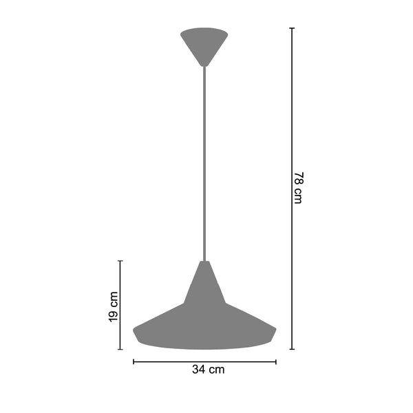 <tc>Suspensão UPERNAVIK A  34cm - 1 Luz  </tc>