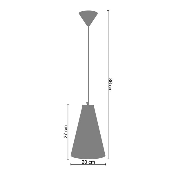 Suspension ALEXANDRIA  20cm - 1 Lumière