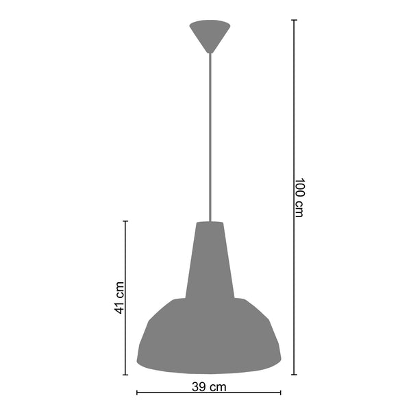 Suspension CAMPANA A  39cm - 1 Lumière