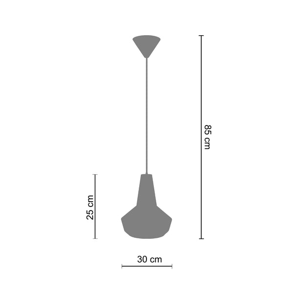 Suspension ESPOO  30cm - 1 Lumière