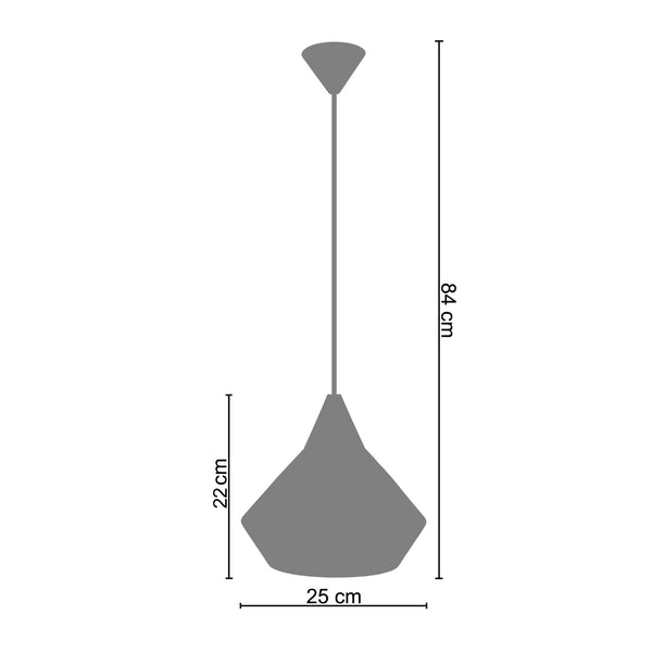 Suspension BADULLA  40cm - 1 Lumière