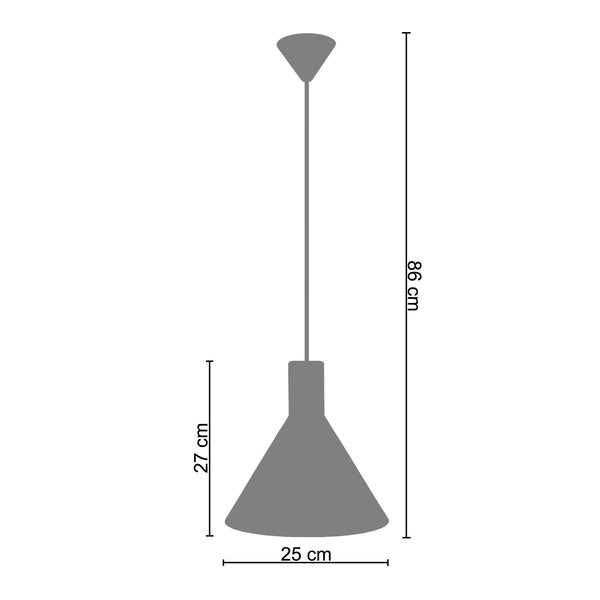 Suspension BATICALLOA  15cm - 1 Lumière