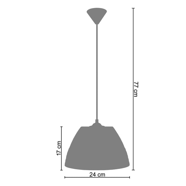 <tc>Suspensão ANDREUS  24cm - 1 Luz  </tc>