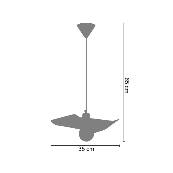 Suspension BRIEC  35cm - 1 Lumière