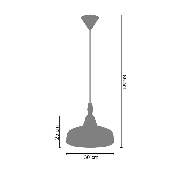 Suspension TACKS 30cm - 1 Lumière