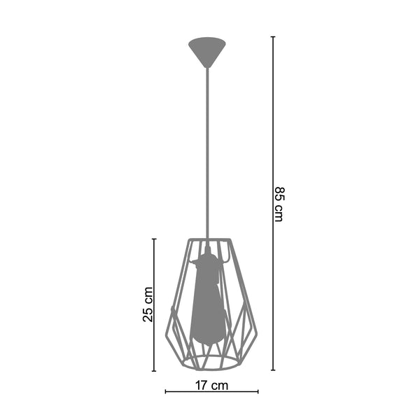 Suspension OLYMPIA 17cm - 1 Lumière