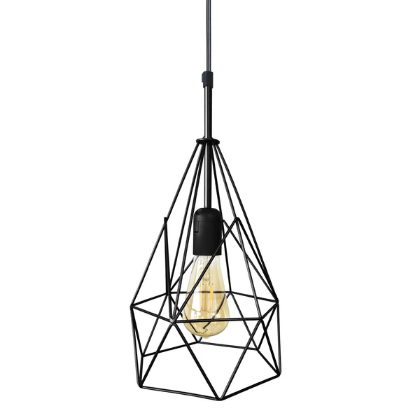 Suspension PYRAMIDAL  20cm - 1 Lumière