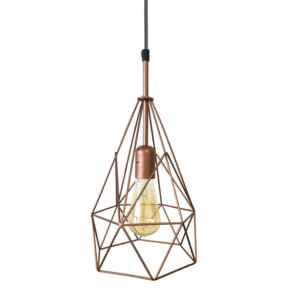 Suspension PYRAMIDAL  20cm - 1 Lumière