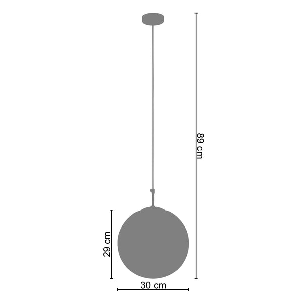 Suspension BOLA  30cm - 1 Lumière