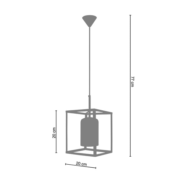 <transcy>Suspensão HESSE  20cm - 1 Luz </transcy>