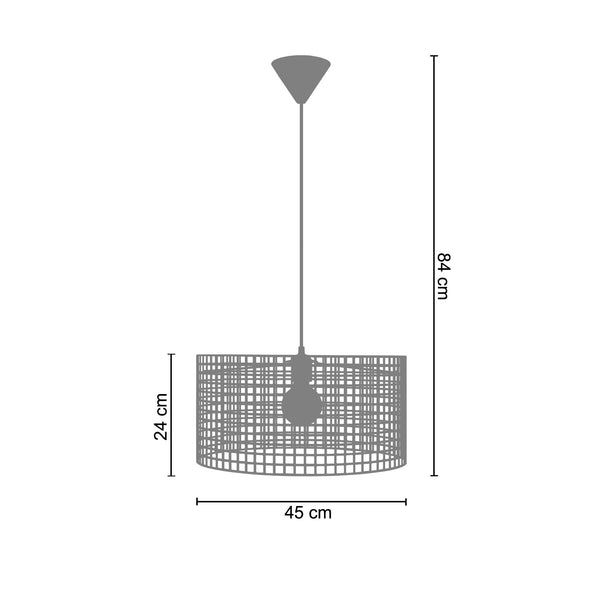 Suspension LISERON 45cm - 1 Lumière