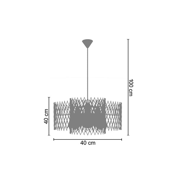 <transcy>Suspensão ETOILE ORIENTALE  40cm - 1 Luz </transcy>