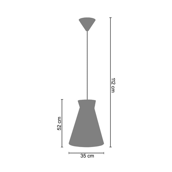 Suspension STRADIVARIUS B 35cm - 1 Lumière