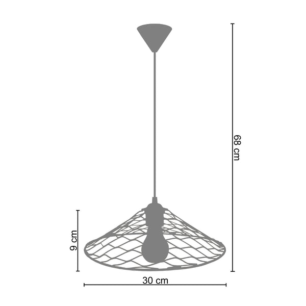 Suspension CAPELLA 30cm - 1 Lumière