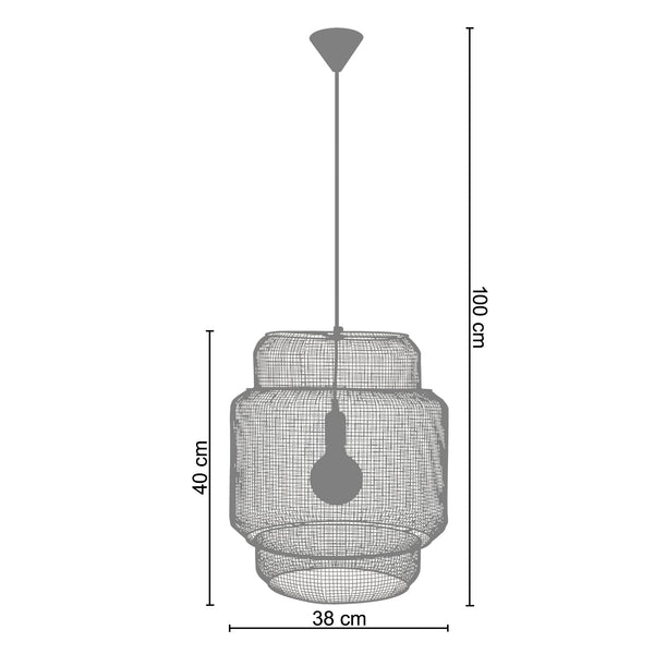 <transcy>Suspensão HIBOU  40cm - 1 Luz  </transcy>