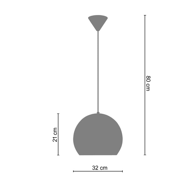 Suspension HAMILTON 32cm - 1 Lumière