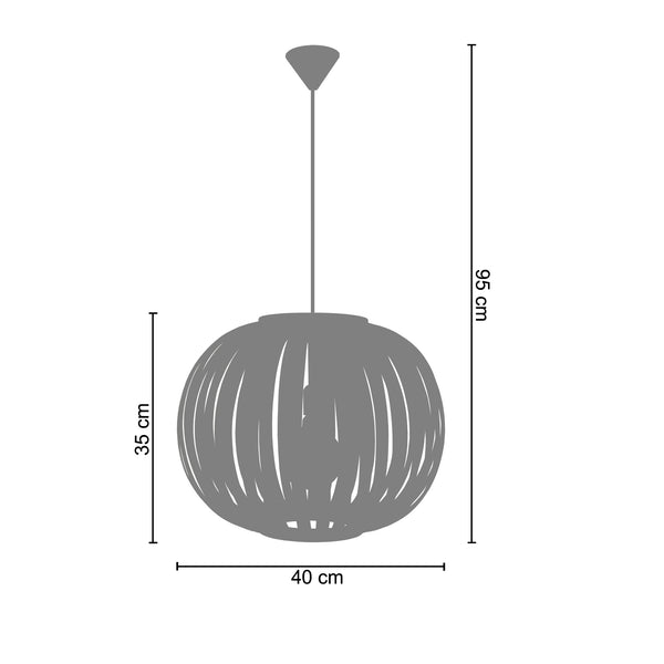 <transcy>Suspensão BOKBLAD KLOT A  40cm - 1 Luz </transcy>