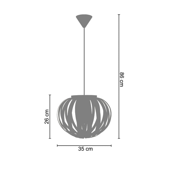 <transcy>Suspensão BOKBLAD BOLL  35cm - 1 Luz  </transcy>