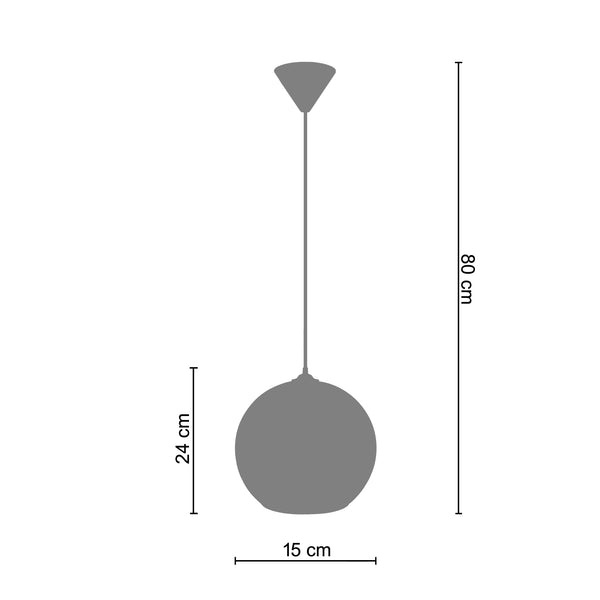 Suspension TROMPETA 30cm - 1 Lumière
