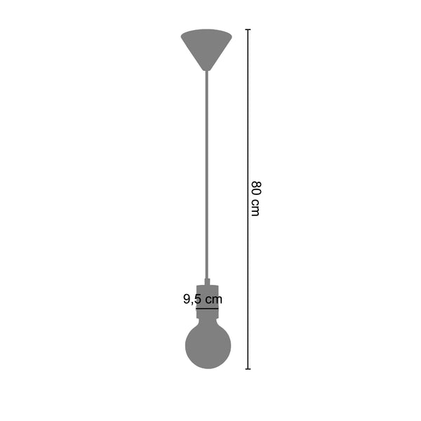 Suspension CUI 4,5cm - 1 Lumière