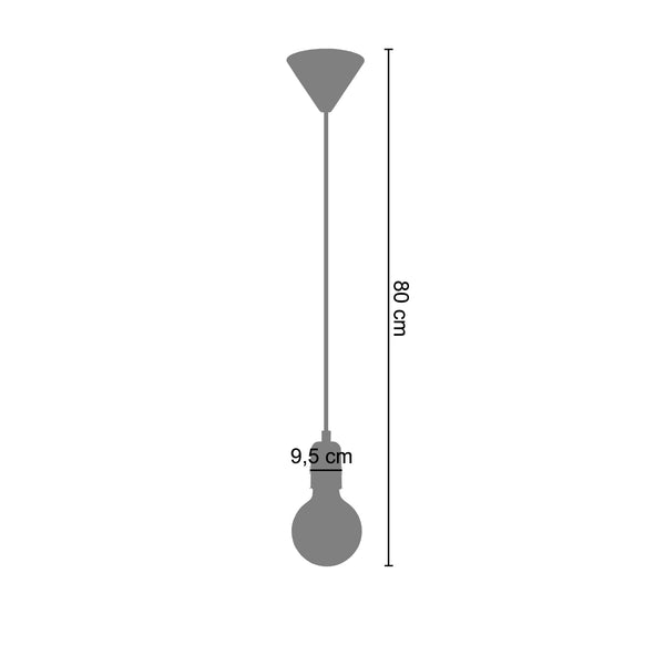 Suspension BAO 9,5cm - 1 Lumière