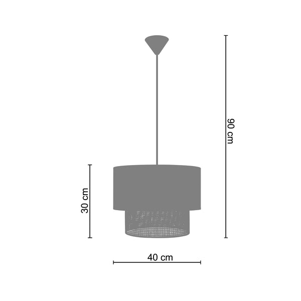 <transcy>Suspensão COCHIN B  40cm - 1 Luz</transcy>